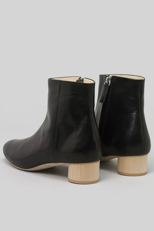 wood heel boots 35_circle  [ 030135sc_b ]