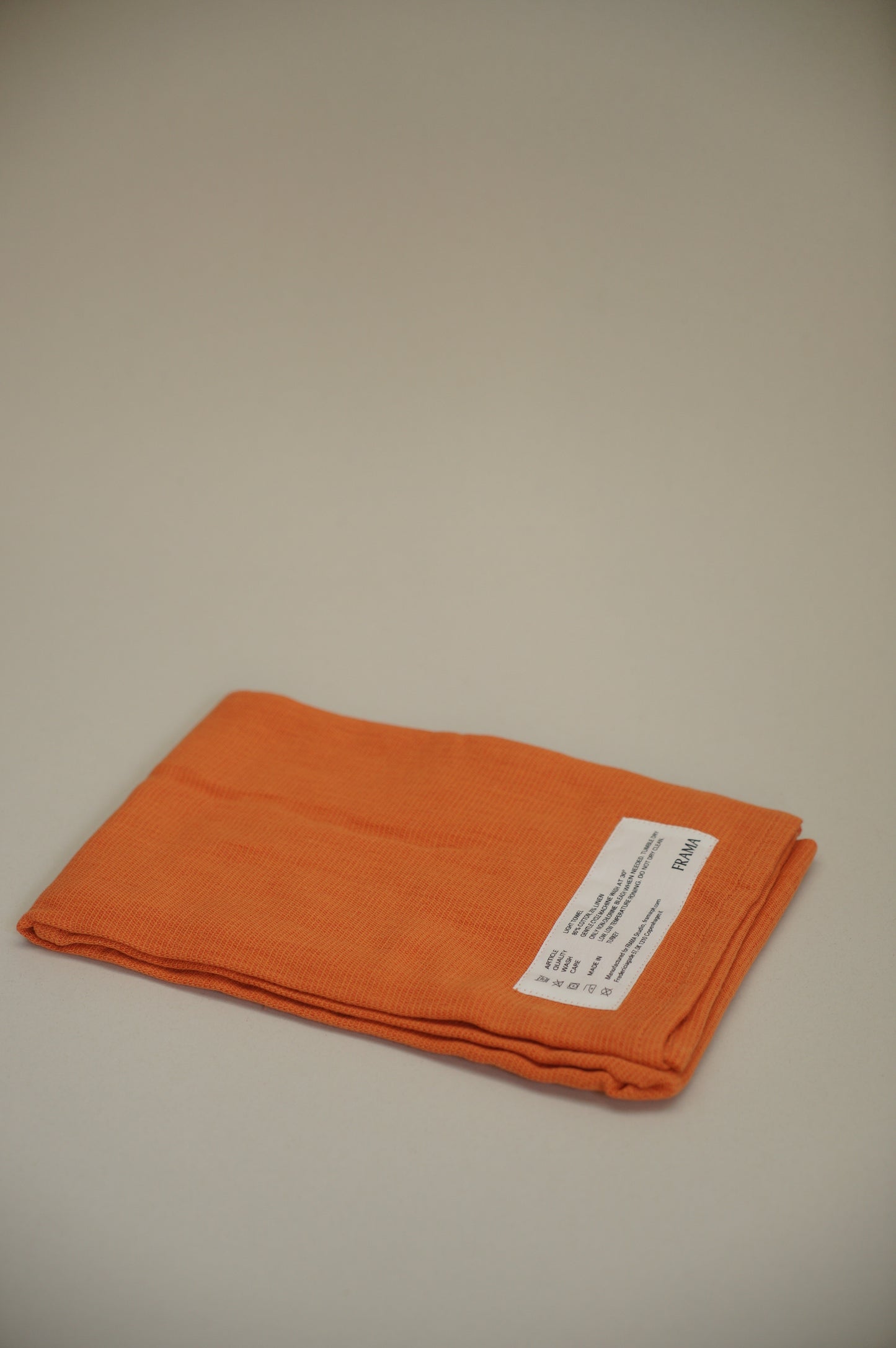 Light Towel  Hand / Burnt orange