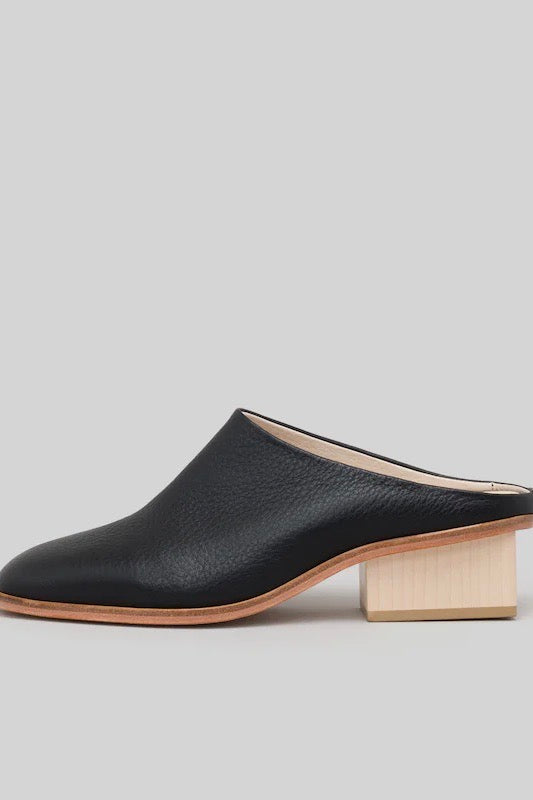 wood heel mules  [ 1001ss_s ]