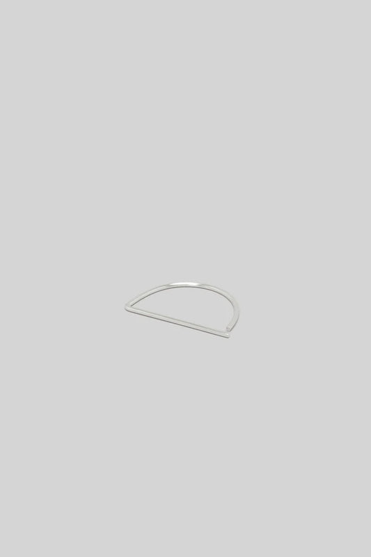 round wire bangle S_form _ silver